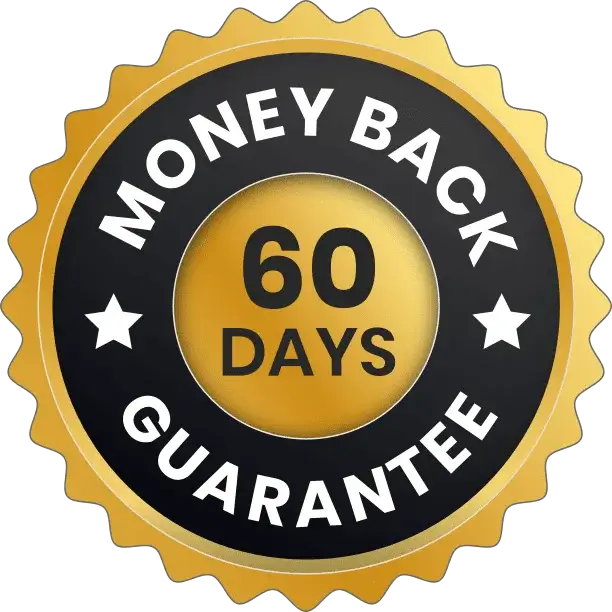 60 day money back guarantee